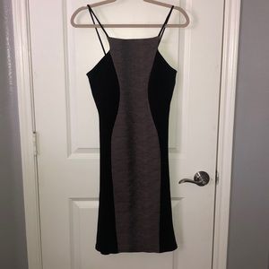 Black bodycon dress
